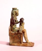 Isis con el niño Horus